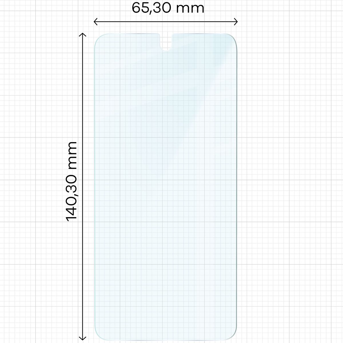 Zdjęcie na miarce szkła hartowanego Bizon Glass Clear do Samsung Galaxy S22